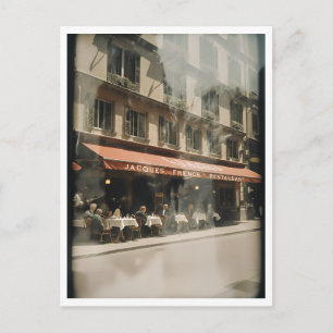 Carte Postale Restaurant Jacques French années 1940 Chicago
