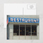 Carte Postale Restaurant, New York City, NY - Manhattan (Devant / Derrière)