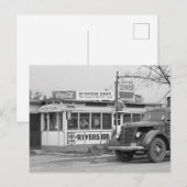 Carte Postale Restaurant Riverside, 1941 (Devant / Derrière)