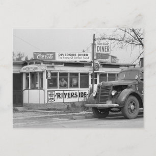 Carte Postale Restaurant Riverside, 1941