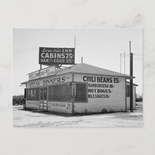 Carte Postale Restaurant Routier, 1939 (Devant)