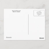 Carte Postale Restaurant Shady Lady (Dos)