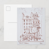 Carte Postale Restaurant sur le boulevard | Saint-Germain, Paris (Devant / Derrière)