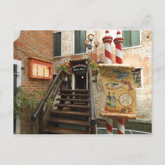 Carte Postale Restaurant vénitien (Devant)