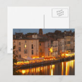 Carte Postale Restaurants le long de la rivière l'Hérault. L'Hér (Devant / Derrière)