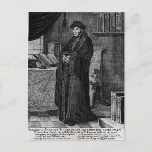 Carte Postale Restaurateur de la langue latine" (Devant)