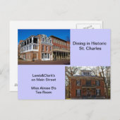 Carte Postale Restauration dans le quartier historique de St Cha (Devant / Derrière)