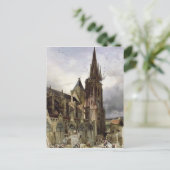 Carte Postale Restauration de l'église abbatiale de St. Denis en (Debout devant)