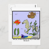 Carte Postale Reste à la maison Papa (Devant / Derrière)