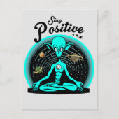Carte Postale Reste Alien positif (Devant)
