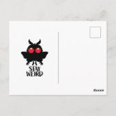 Carte Postale Reste Bizarre Mignon Cryptide Mothman Créature Lég (Dos)