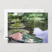 Carte Postale Reste calme, humble (Devant / Derrière)