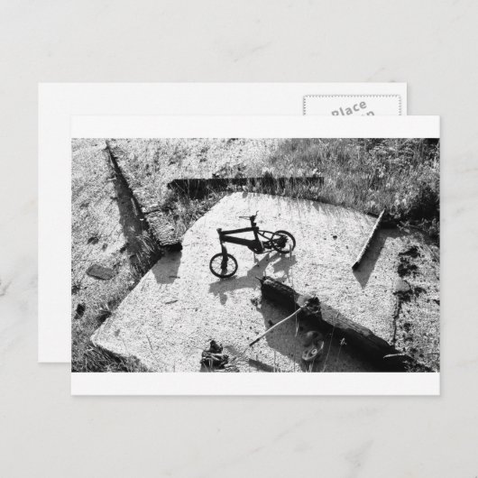 Carte Postale Reste du vélo (Devant / Derrière)