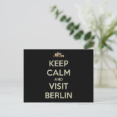 Carte Postale rester calme visite berlin (Debout devant)