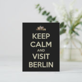 Carte Postale rester calme visite berlin (Debout devant)