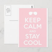 Carte Postale Rester Cool (Devant / Derrière)