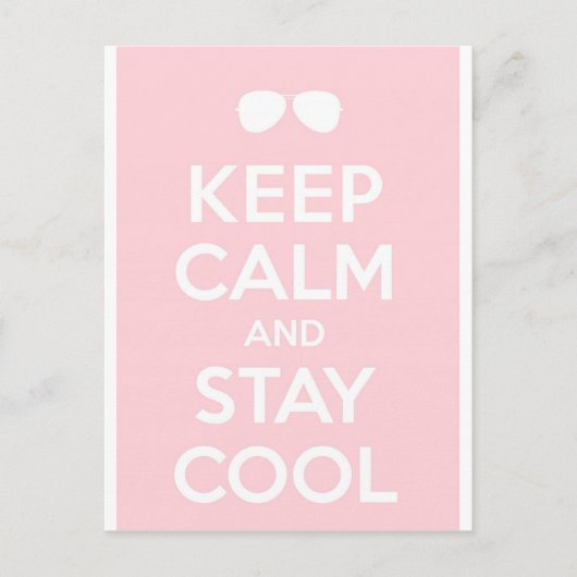 Carte Postale Rester Cool (Devant)