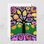 Carte Postale Rester en contact | Art lunaire (Devant / Derrière)