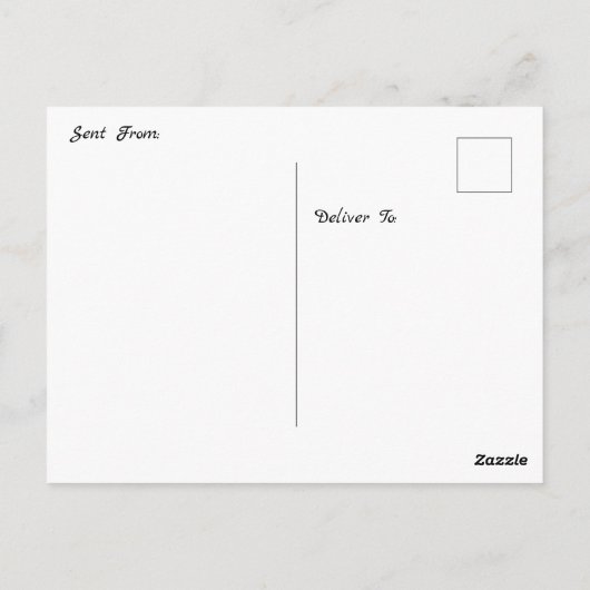 Carte Postale Rester en contact avec ce Joli (Dos)