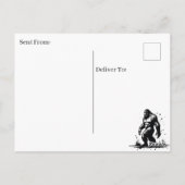 Carte Postale Rester en contact avec Sasquatch (Dos)