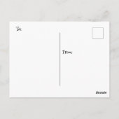 Carte Postale Rester en contact | Vagues turquoise (Dos)