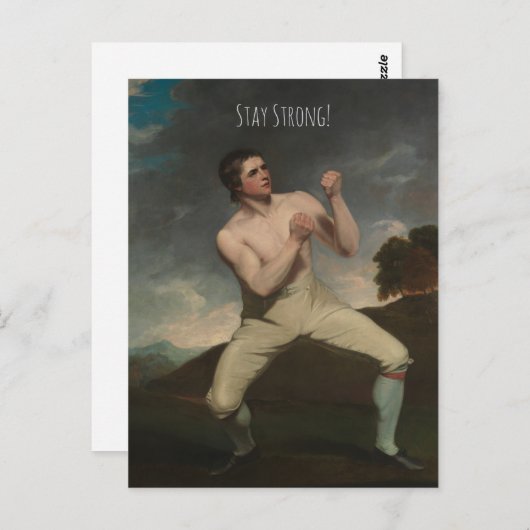 Carte Postale Rester solide et sans art (Devant / Derrière)