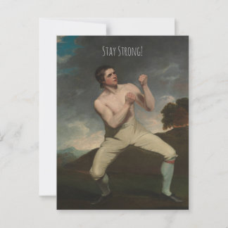 Carte Postale Rester solide et sans art