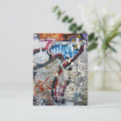 Carte Postale restes du mur de berlin (Debout devant)