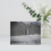 Carte Postale Restes d'un vieux Silo sur le lac Delaware (Debout devant)