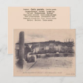 Carte Postale Restes romains d'Afrique vintage, Timgad (Devant / Derrière)