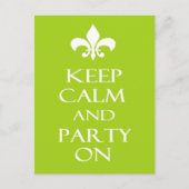 Carte Postale Restez calme (Devant)