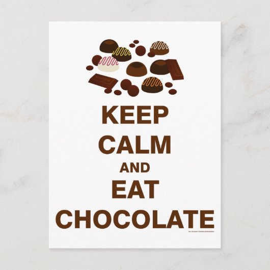 Carte Postale Restez calme et (Devant)