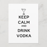 Restez calme et buvez de la Vodka