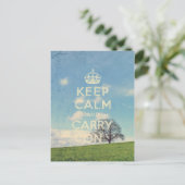 Carte Postale restez calme et continuez (Debout devant)