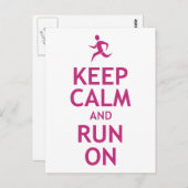 Carte Postale Restez calme et continuez (Devant / Derrière)