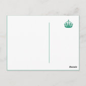 Carte Postale Restez calme et Leprechaun (Dos)