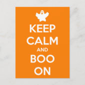 Carte Postale Restez calme et restez actif (Devant)