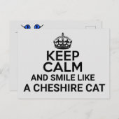 Carte Postale Restez Calme Et Souriez (Devant / Derrière)