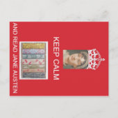 Carte Postale Restez Calme, Lisez Jane Austen (Devant)