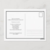 Carte Postale Restez chez vous restez en sécurité ours polaire l (Dos)