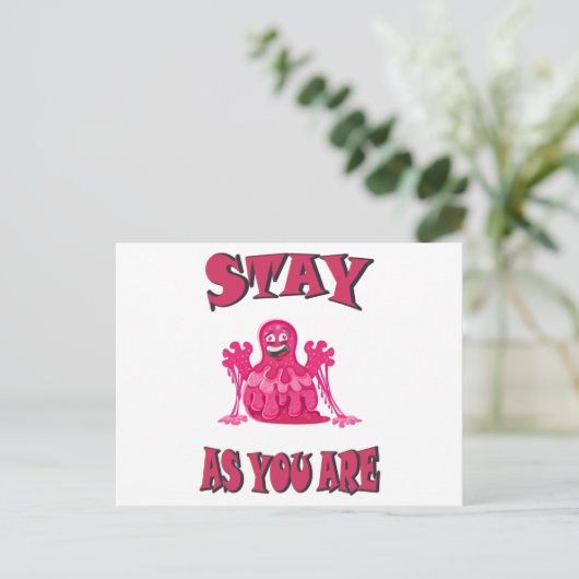 Carte Postale Restez comme vous êtes (Debout devant)