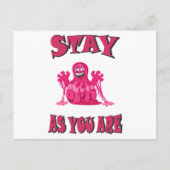 Carte Postale Restez comme vous êtes (Devant)
