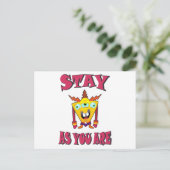 Carte Postale Restez comme vous êtes (Debout devant)