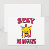 Carte Postale Restez comme vous êtes (Devant / Derrière)