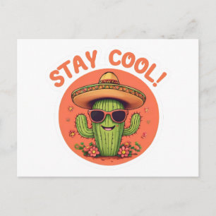 Carte Postale Restez cool.
