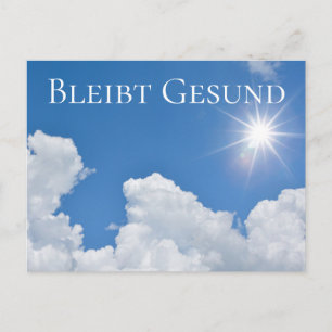 Carte Postale Restez en bonne santé -
