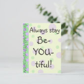 Carte Postale Restez en forme ! (Debout devant)