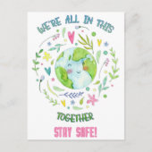 Carte Postale Restez en sécurité ! (Devant)