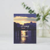 Carte Postale Restez forts et brillants (Debout devant)