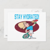 Carte Postale Restez hydraté (Devant / Derrière)